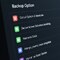 backup option